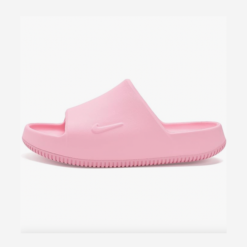 Nike Unisex Kids Calm Slides 2.0 - Boys and Girls Sandals - Medium Soft Pink