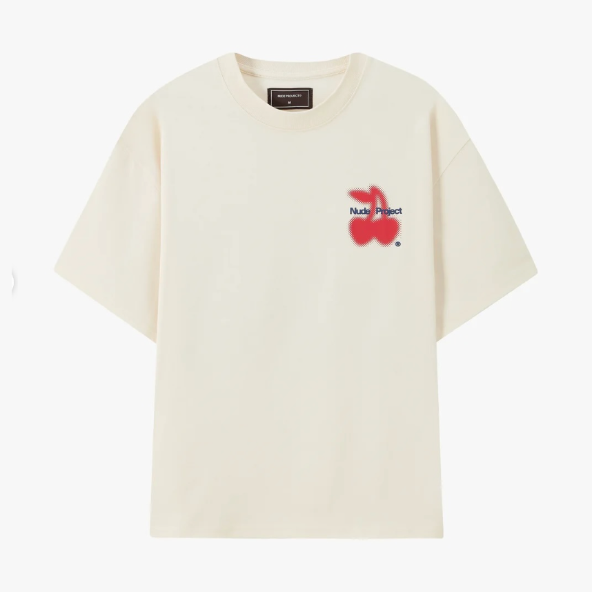 Nude Project Grain Cherry Tee - Marshmallow 
