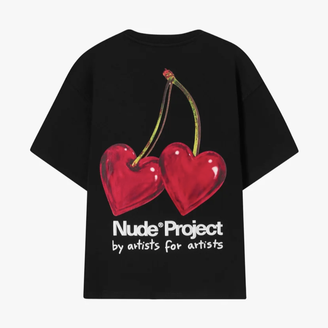 Nude Project Juicy Cherry Tee - Black 