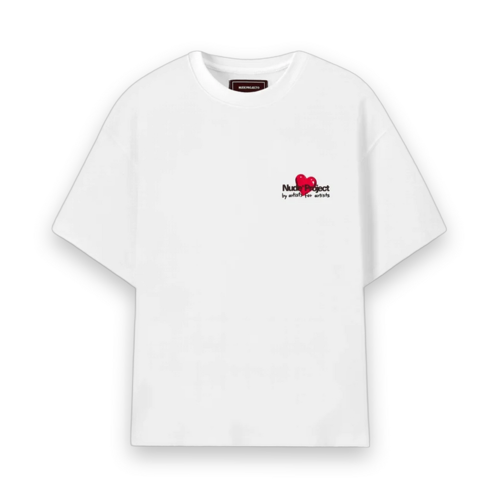 Nude Project Juicy Cherry Tee - White 