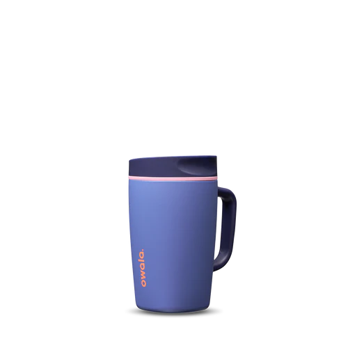Owala SmoothSip Slider with Handle 12 OZ-Blue Jay