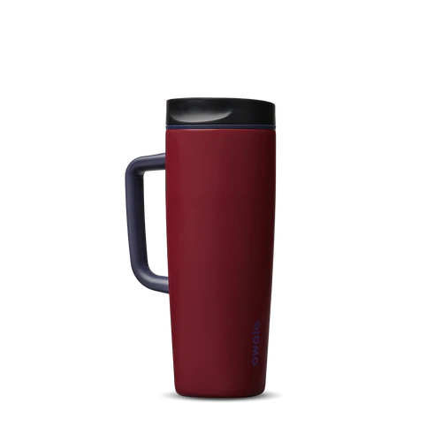 Owala SmoothSip Slider with Handle 24 OZ- Burgundy Bay