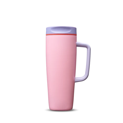 Owala SmoothSip Slider with Handle 24 OZ- Sugar High