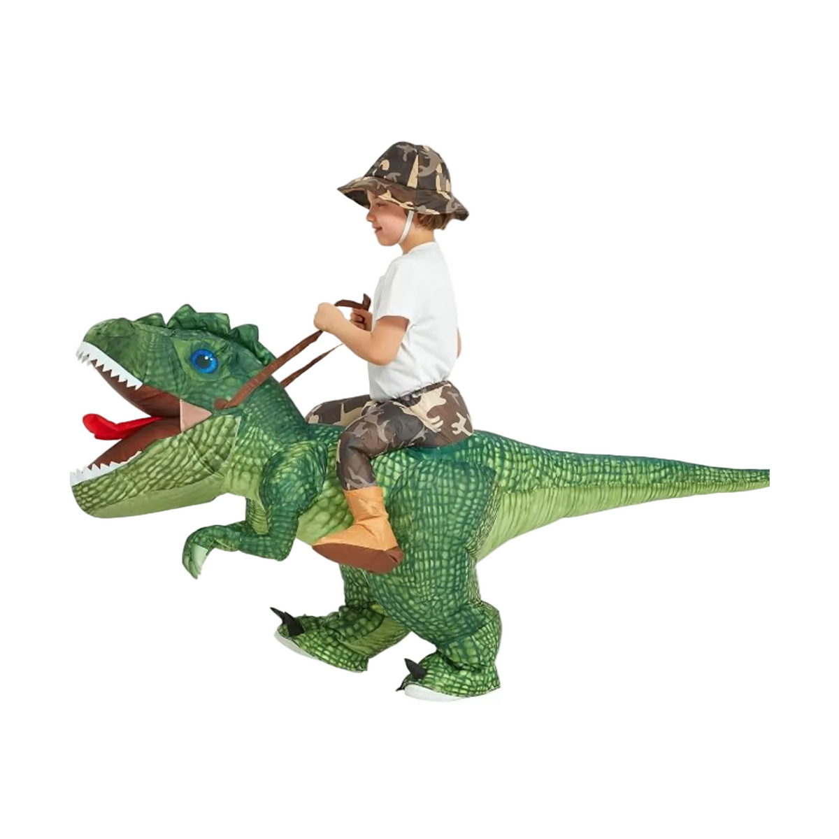 One Casa Inflatable Dinosaur Costume for Kids 4-6 years