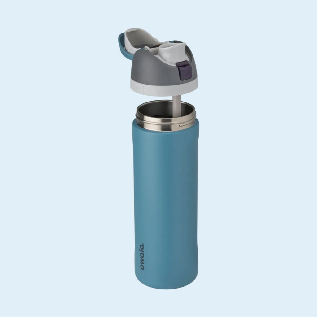 Owala 24 OZ FreeSip Stainless Steel Water Bottle- Blue Oasis 