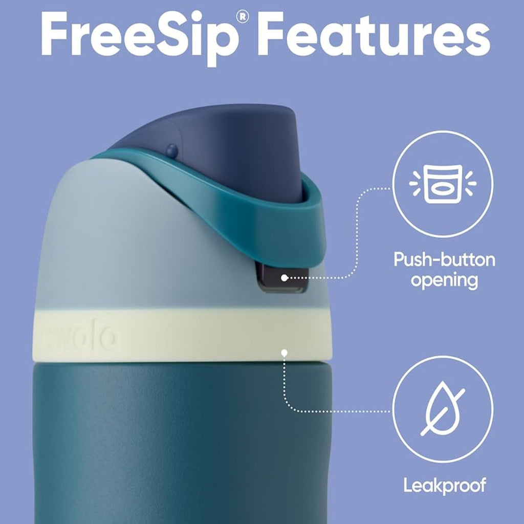 Owala FreeSip 24 OZ Water Bottle-Denim 
