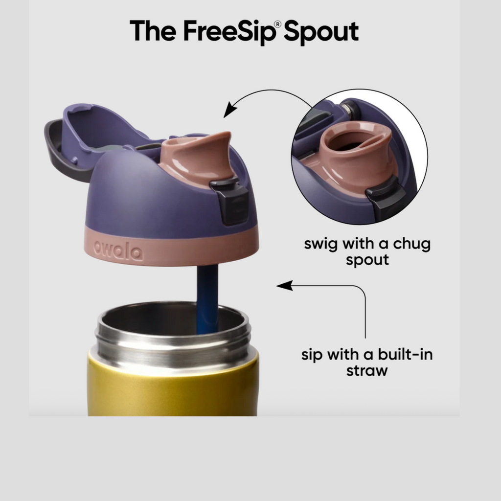 Owala FreeSip Stainless Steel Water Bottle 24 oz - Bold Move