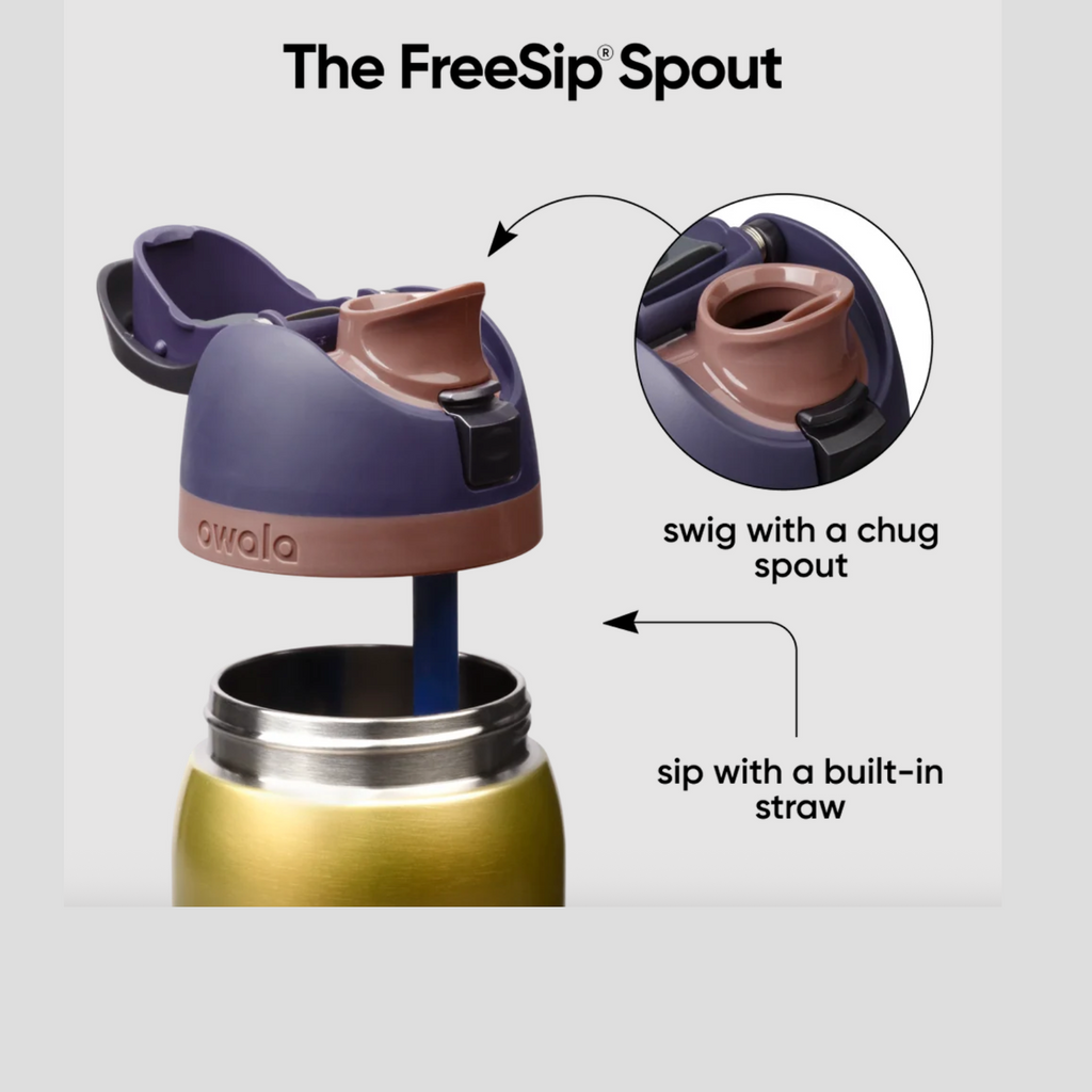 Owala FreeSip Stainless Steel Water Bottle 32 oz - Bold Move