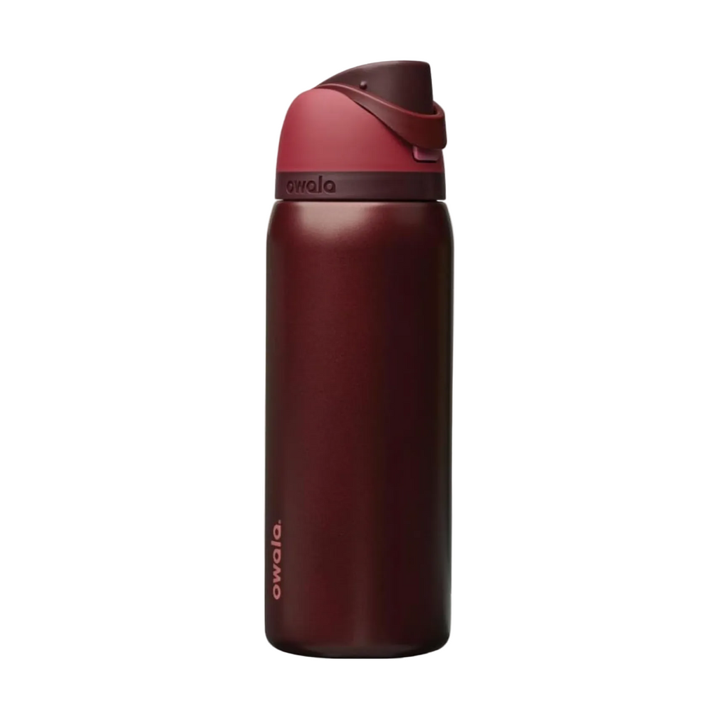Owala FreeSip Stainless Steel Water Bottle 32 oz - Black Cherry