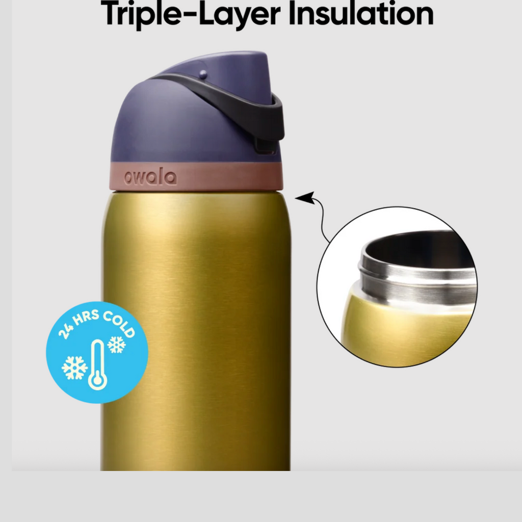 Owala FreeSip Stainless Steel Water Bottle 32 oz - Bold Move