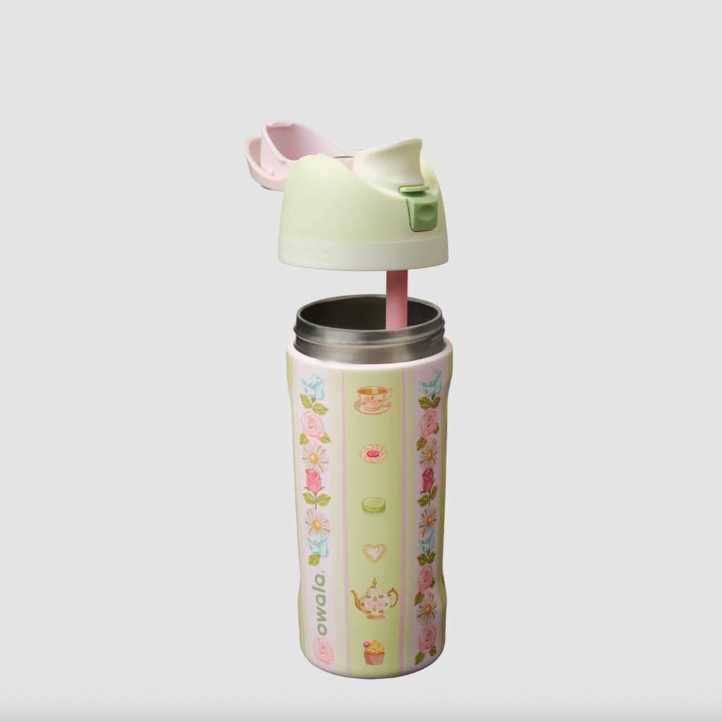 Owala Kid's FreeSIp Stainless Steel Water Bottle 16 oz. - Pretty Polite
