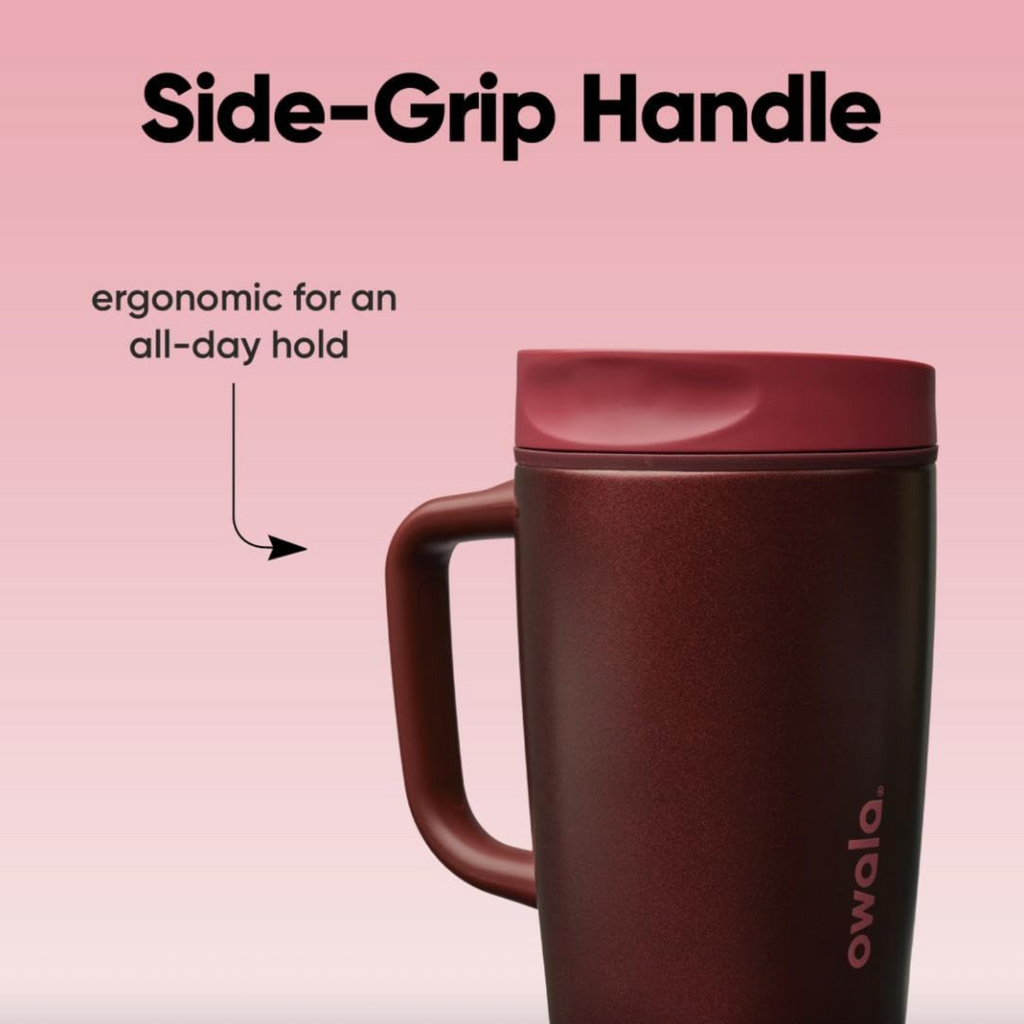Owala SmoothSip® Slider with Handle 12 oz - Black Cherry