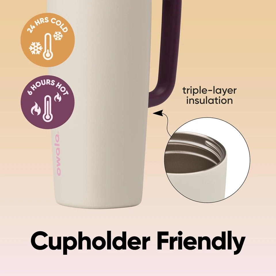 Owala SmoothSip Slider with Handle 24 OZ- Daybreak 