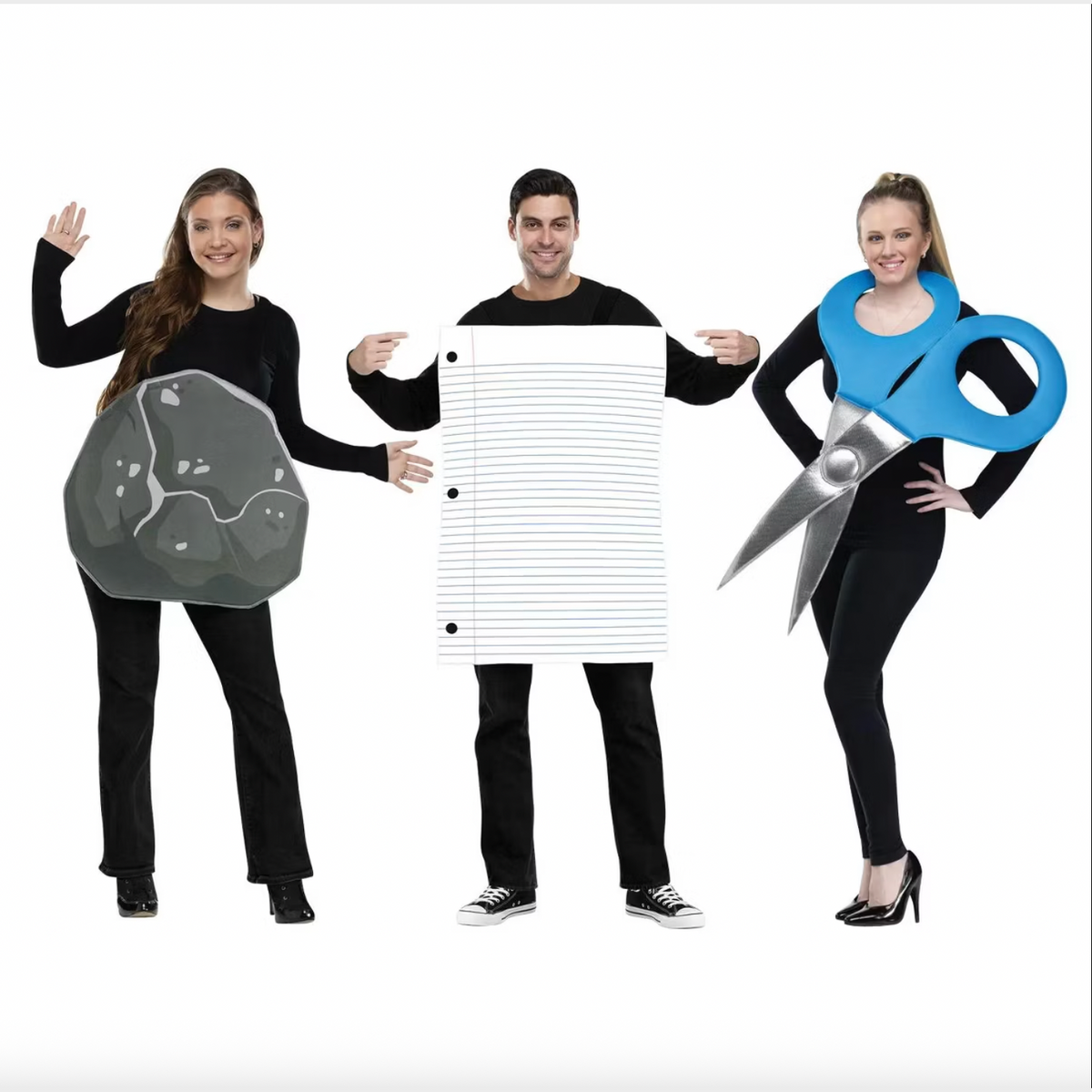 Rock, Paper & Scissors Group Costume