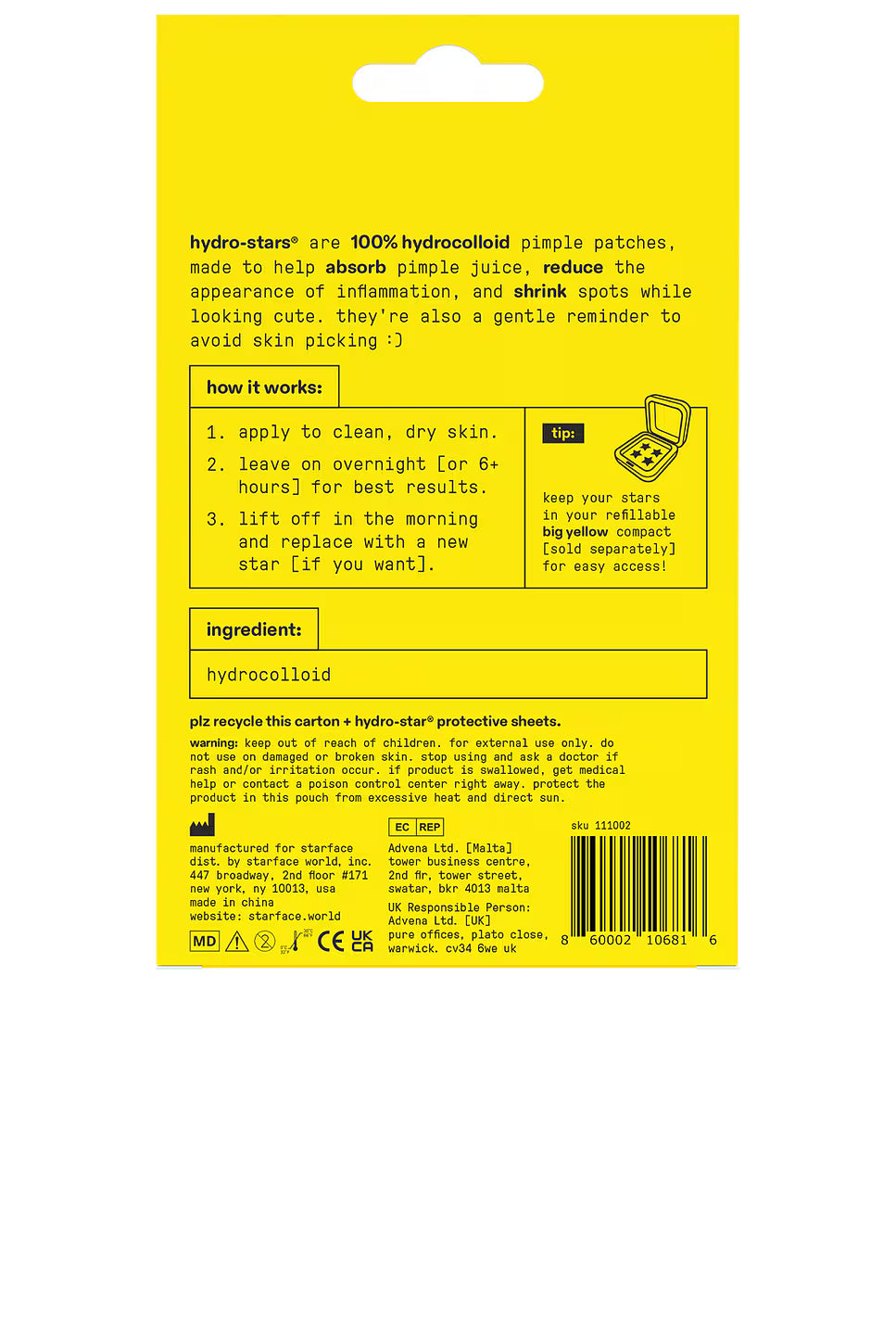 Starface Hydro-Star Pimple Patches