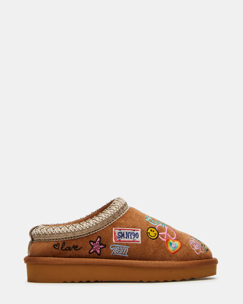 Steve Madden Kids' Jordye Faux Fur Clog Slipper - 3M (size: 35 European)