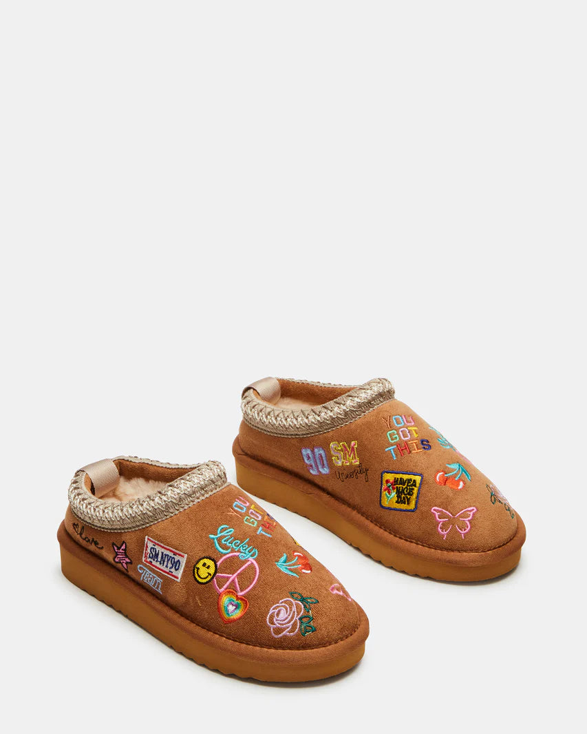 Steve Madden Kids' Jordye Faux Fur Clog Slipper - 3M (size: 35 European)