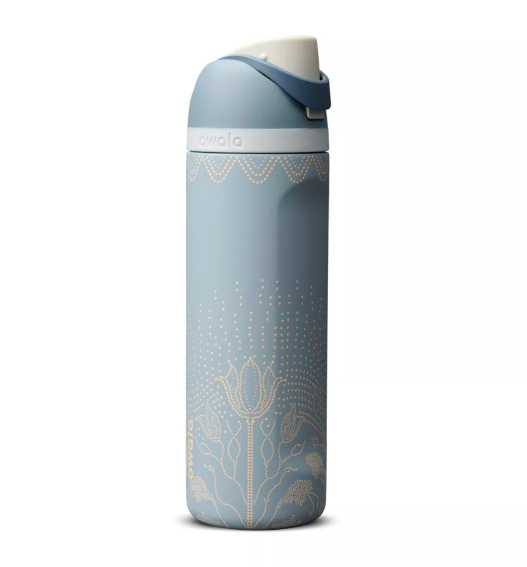 Owala 24 fl oz Stainless Steel Special Edition FreeSip Water Bottle - Studded Garden