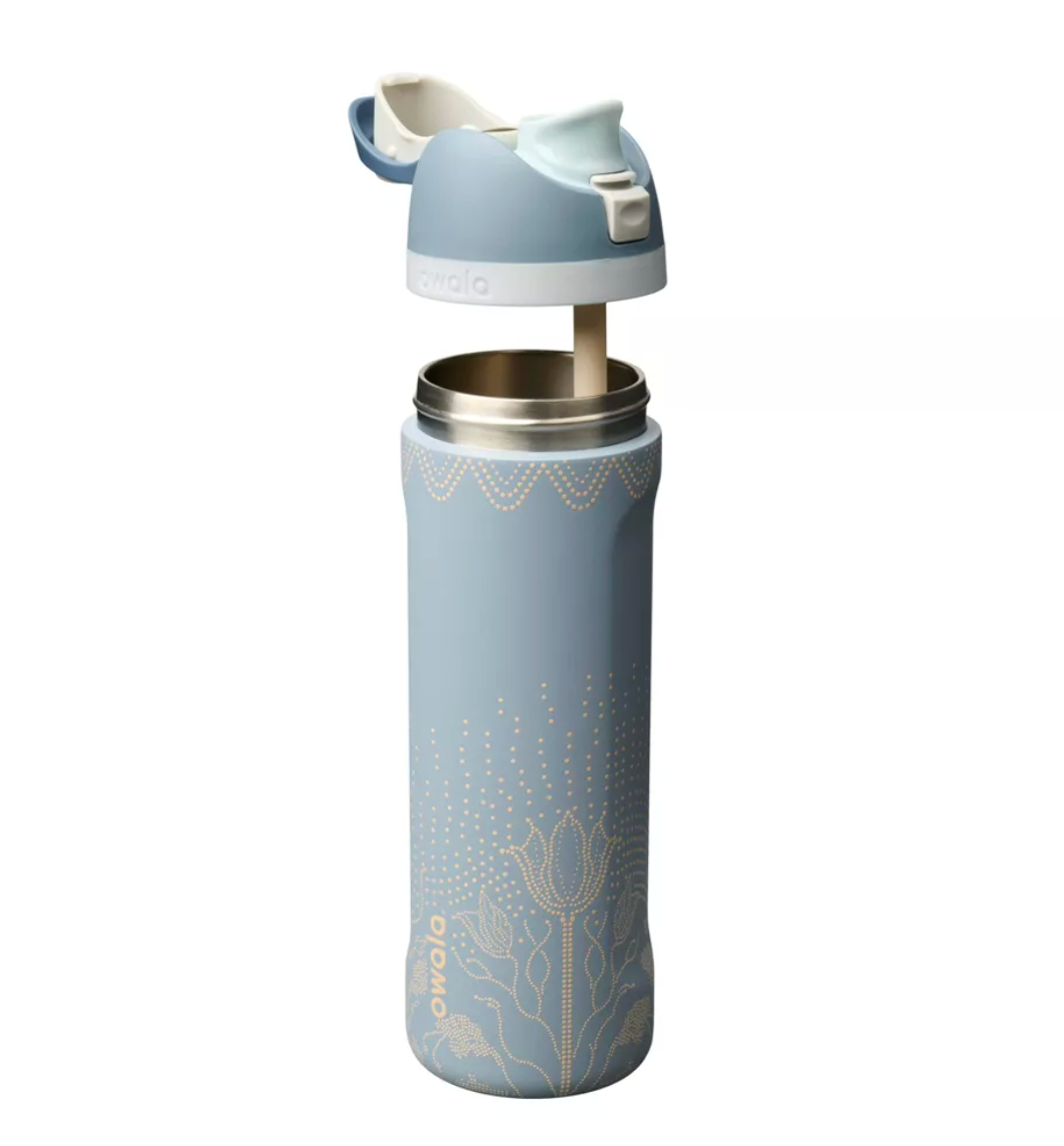 Owala 24 fl oz Stainless Steel Special Edition FreeSip Water Bottle - Studded Garden