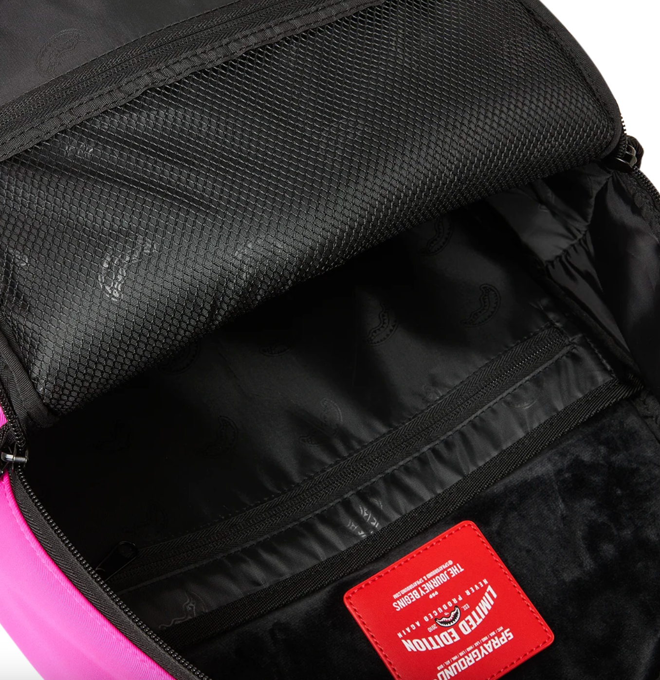 Sprayground Shark Central 2 Pink Code Backpack