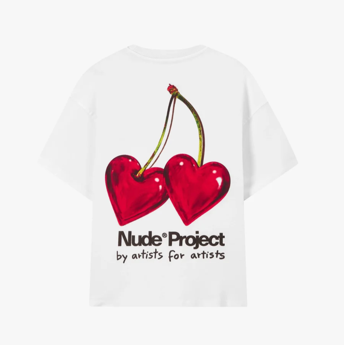 Nude Project Juicy Cherry Tee - White