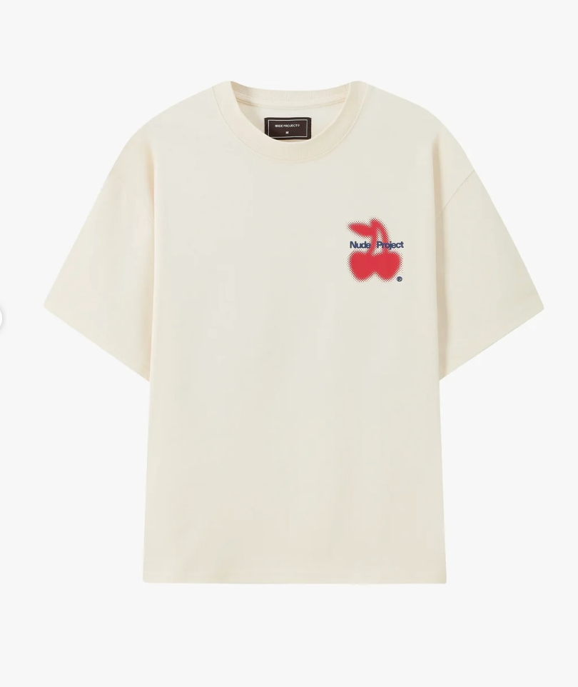 Nude Project Grain Cherry Tee - Marshmallow
