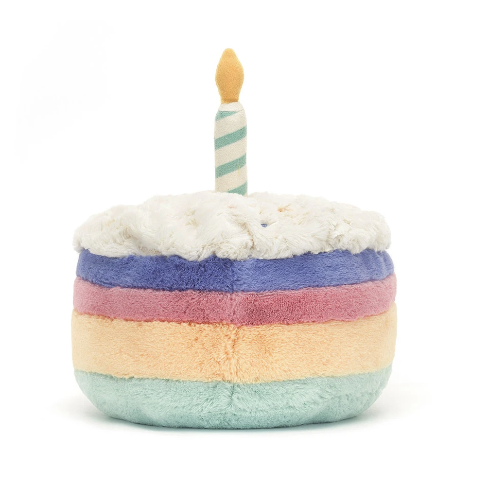 Jellycat Amuseables Rainbow Birthday Cake