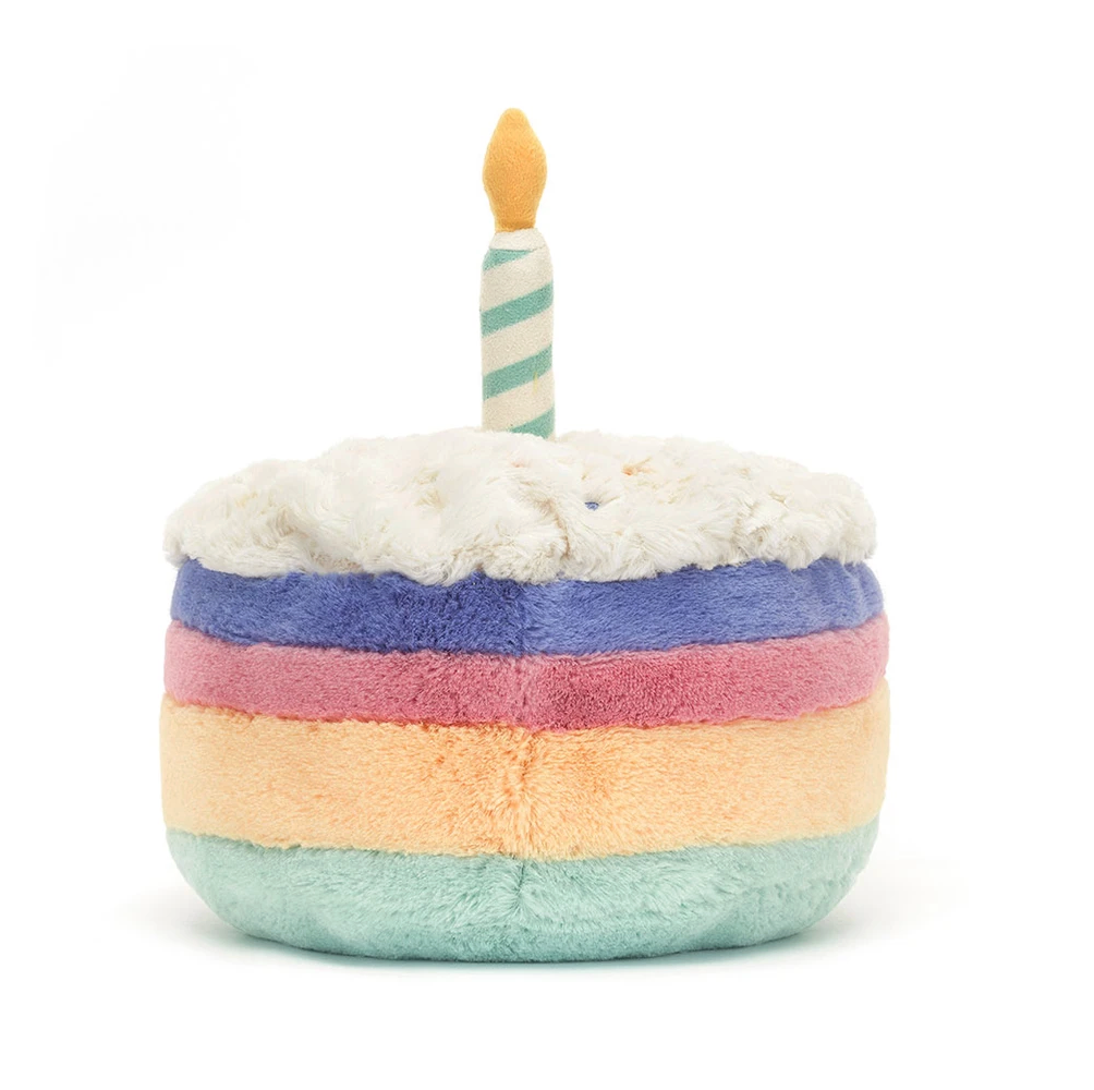 Jellycat Amuseables Rainbow Birthday Cake