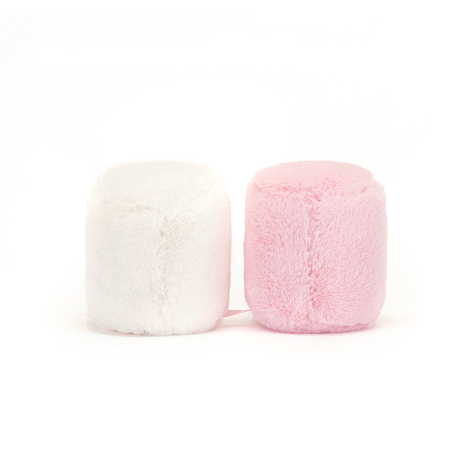 Jellycat Amuseables Pink and White Marshmallows