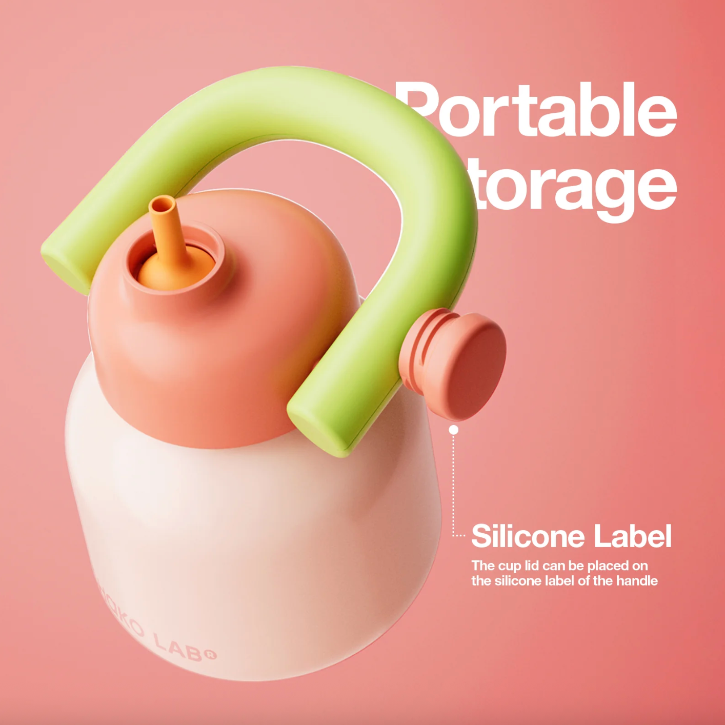 Chako Lab LinLin Kettle 34 OZ. - Pink