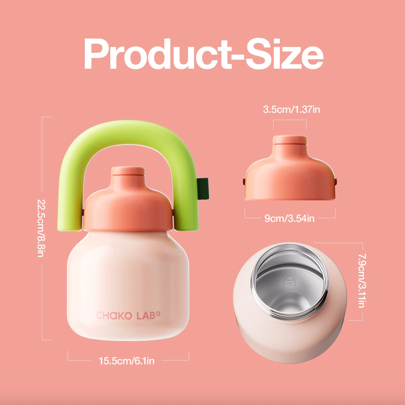 Chako Lab LinLin Kettle 34 OZ. - Pink