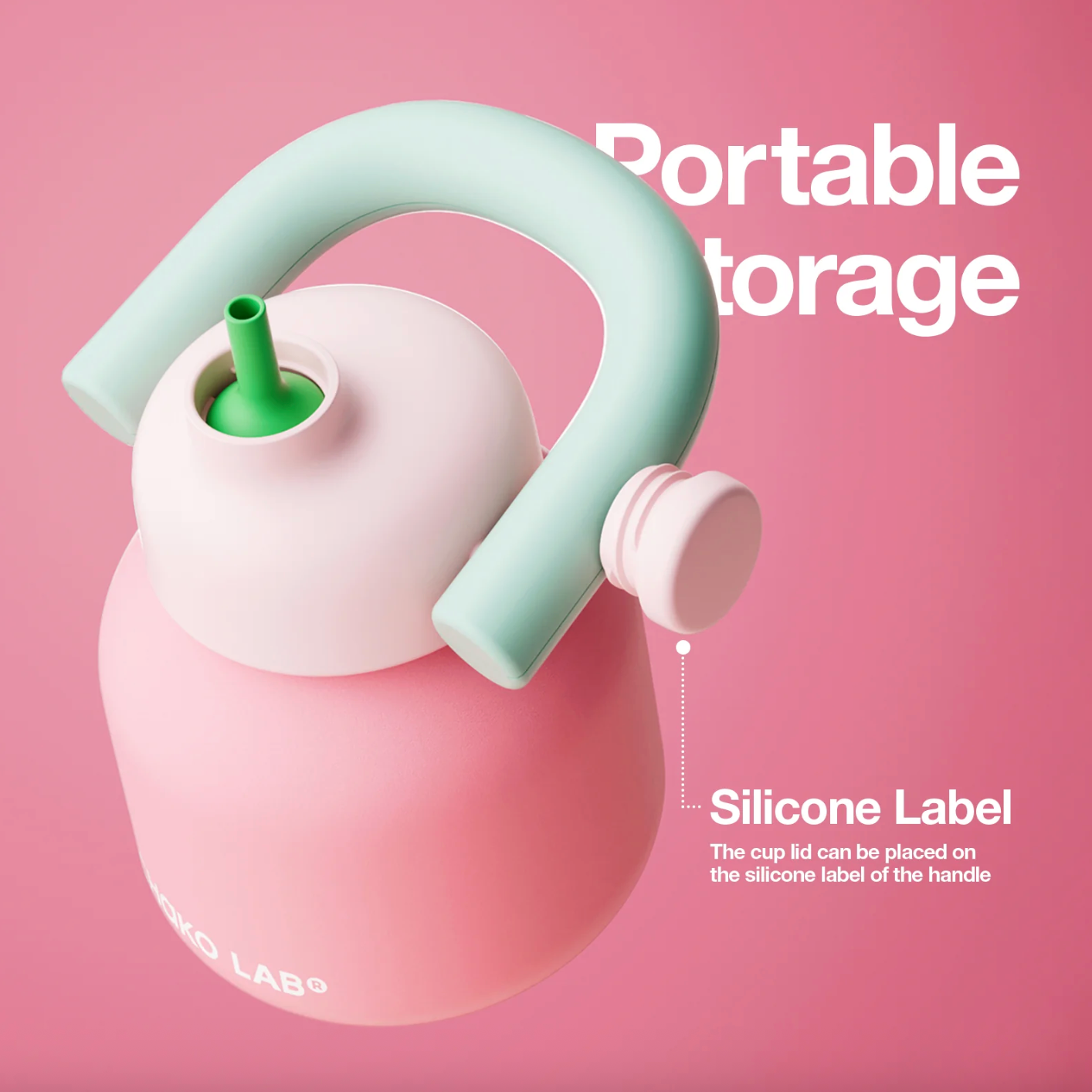 Chako Lab LinLin Kettle 34 OZ. - Holiday Pink