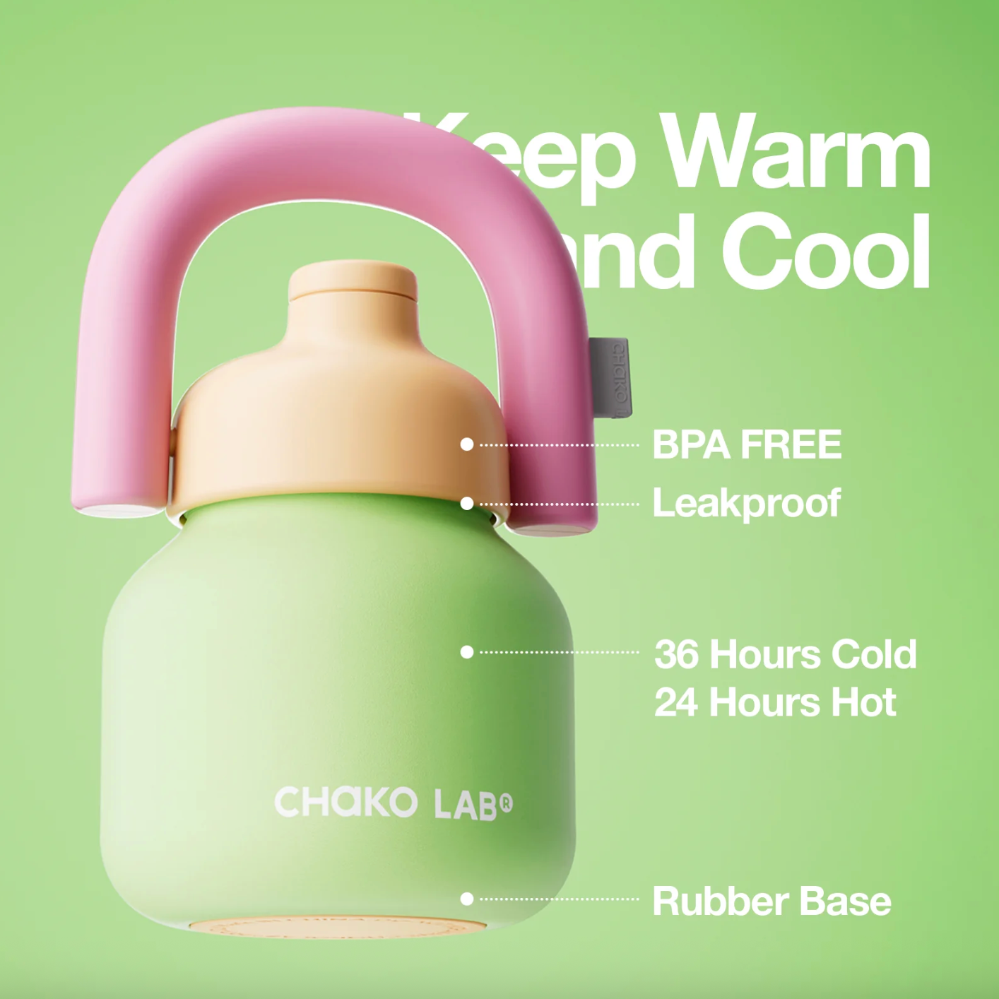 Chako Lab LinLin Kettle 34 OZ. - Green