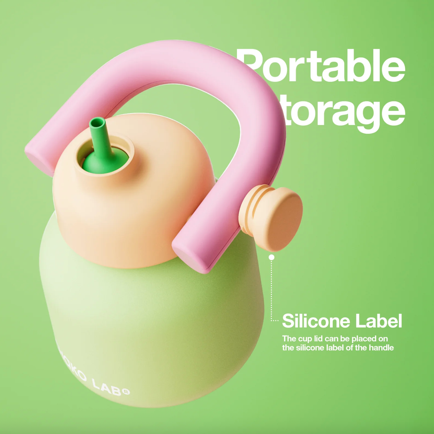 Chako Lab LinLin Kettle 34 OZ. - Green