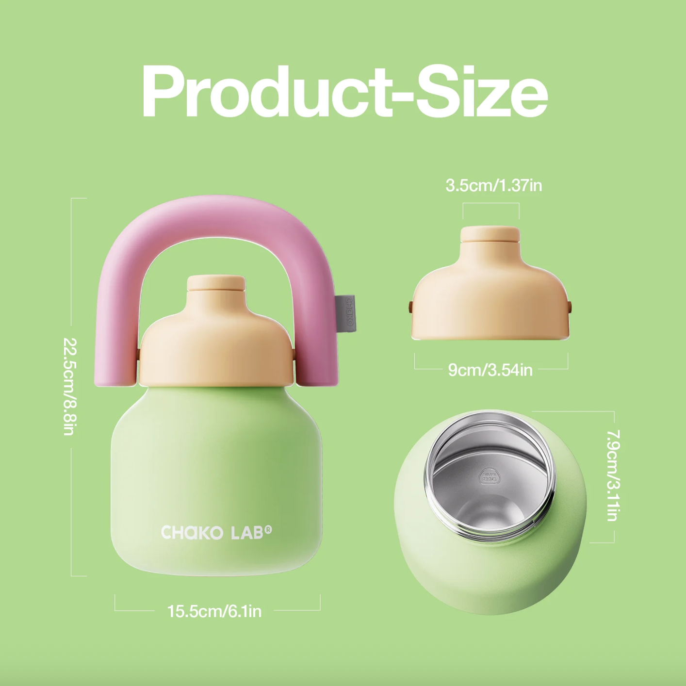 Chako Lab LinLin Kettle 34 OZ. - Green