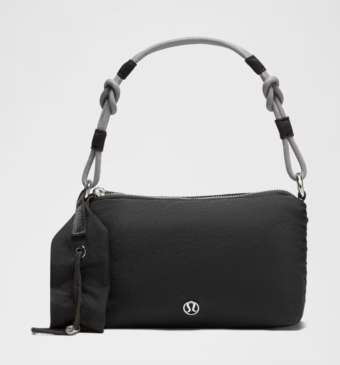 Lululemon Ruched Shoulder Bag Mini 1.5L - Black/Asphalt Grey