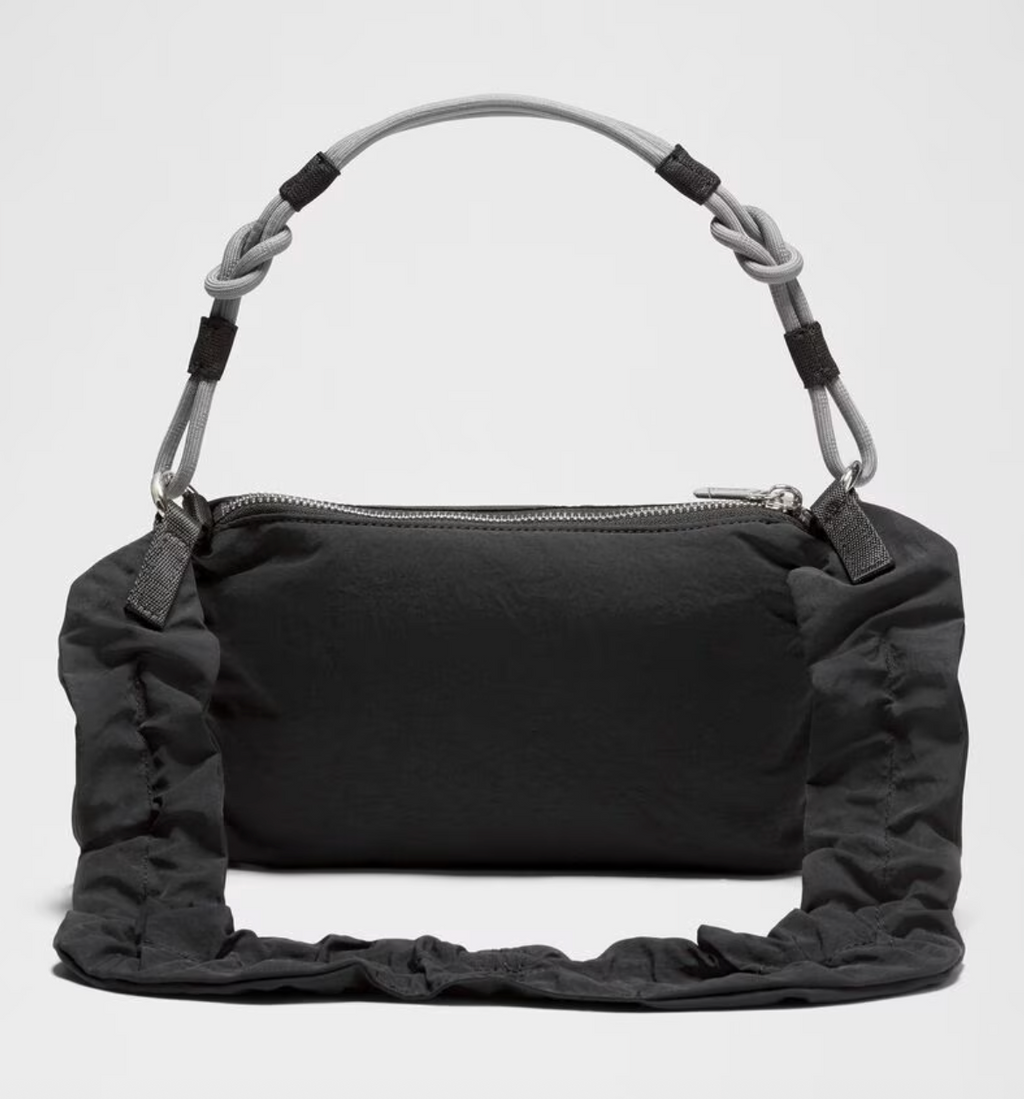 Lululemon Ruched Shoulder Bag Mini 1.5L - Black/Asphalt Grey