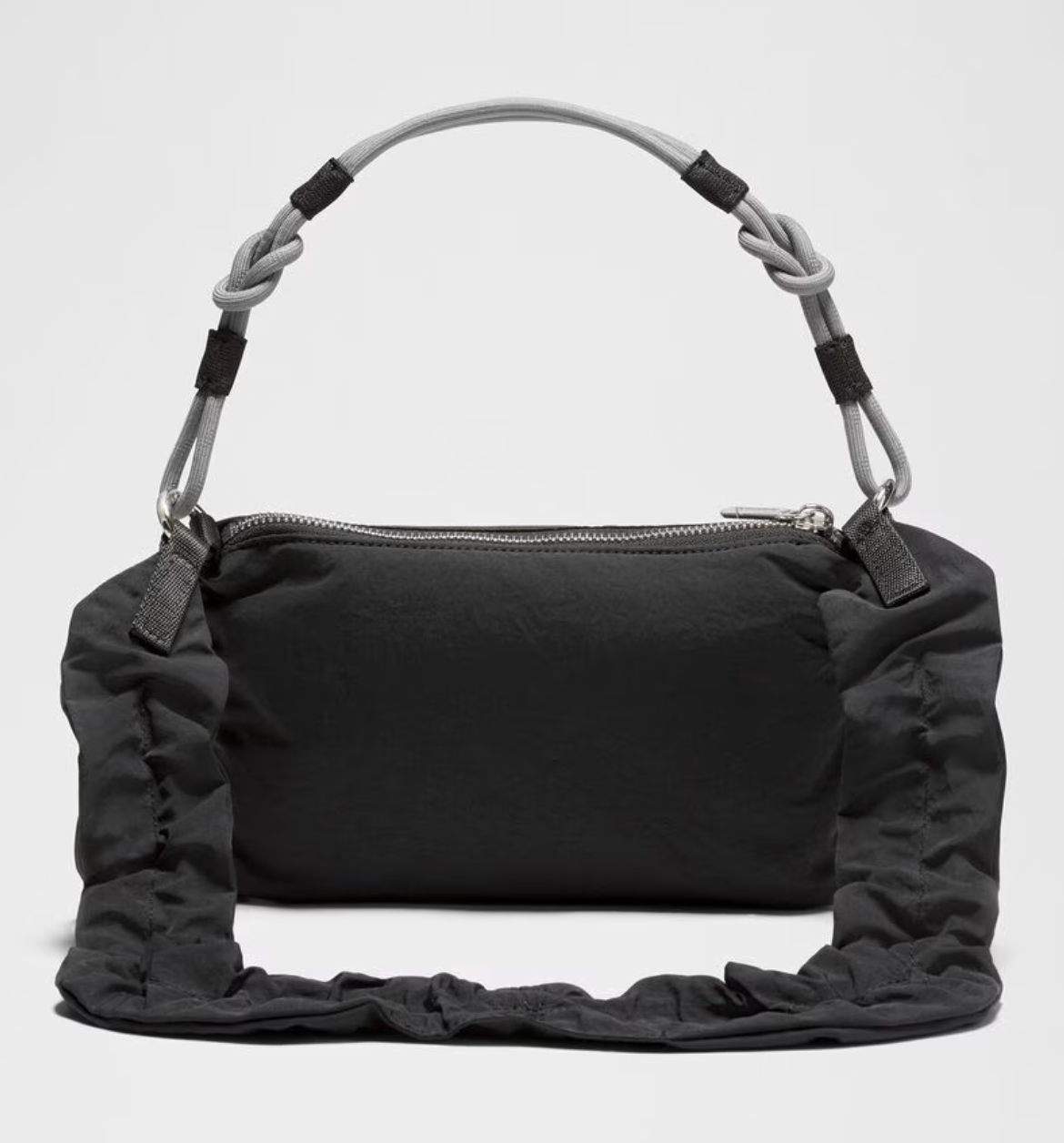 Lululemon Ruched Shoulder Bag Mini 1.5L - Black/Asphalt Grey
