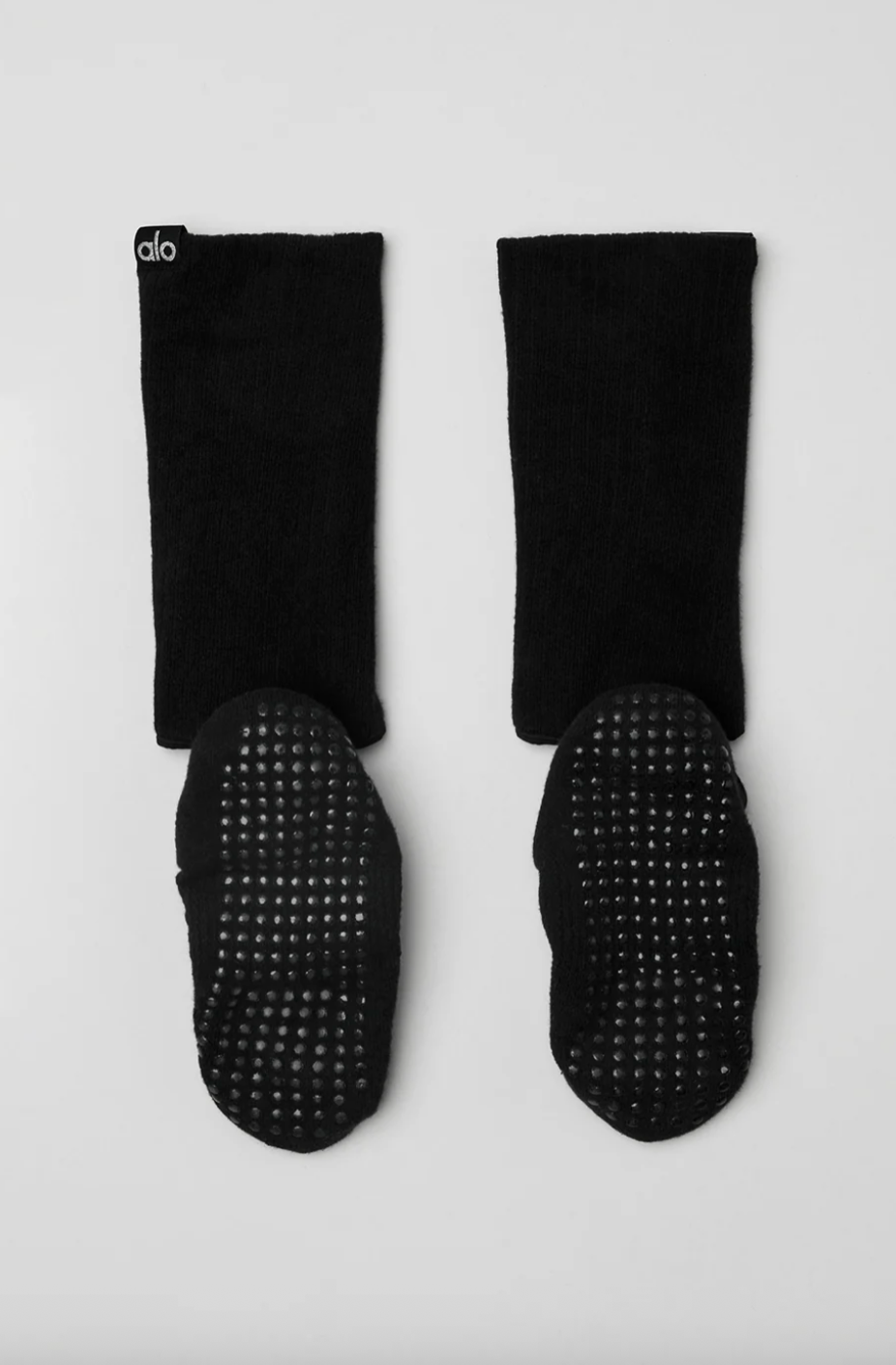 ALO Women's Strappy Siren Grip Sock - Black
