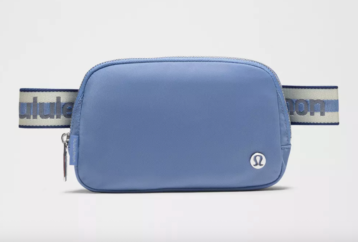 Lululemon Everywhere Belt Bag 1L Striped Wordmark - PREB/COB8/SLVR