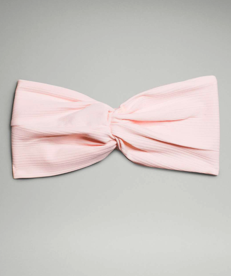 Lululemon Ribbed Nulu Twist-Front Headband - Strawberry Milkshake