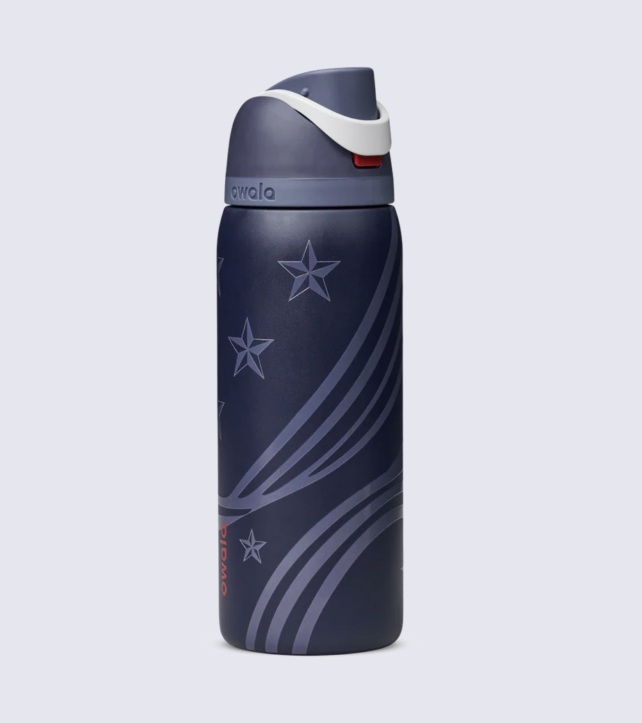 Owala 32 fl oz Stainless Steel FreeSip Water Bottle - All American: Soccer Collection