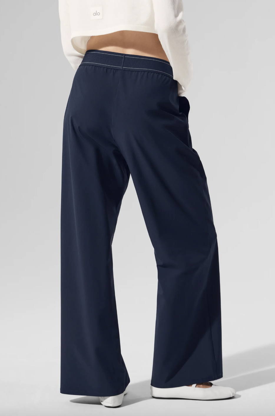 ALO Suit Up Trouser (Regular) - Navy