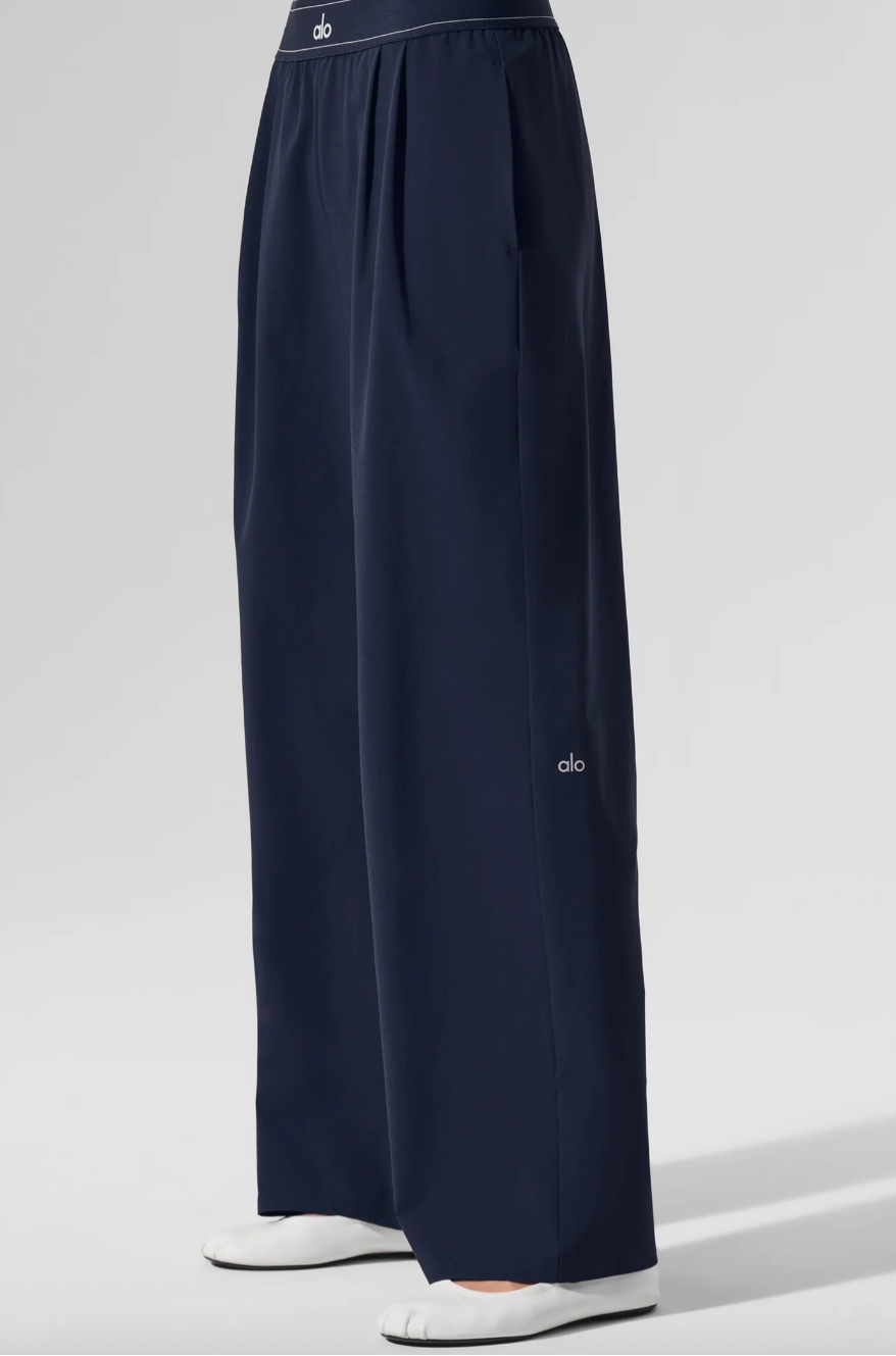 ALO Suit Up Trouser (Regular) - Navy