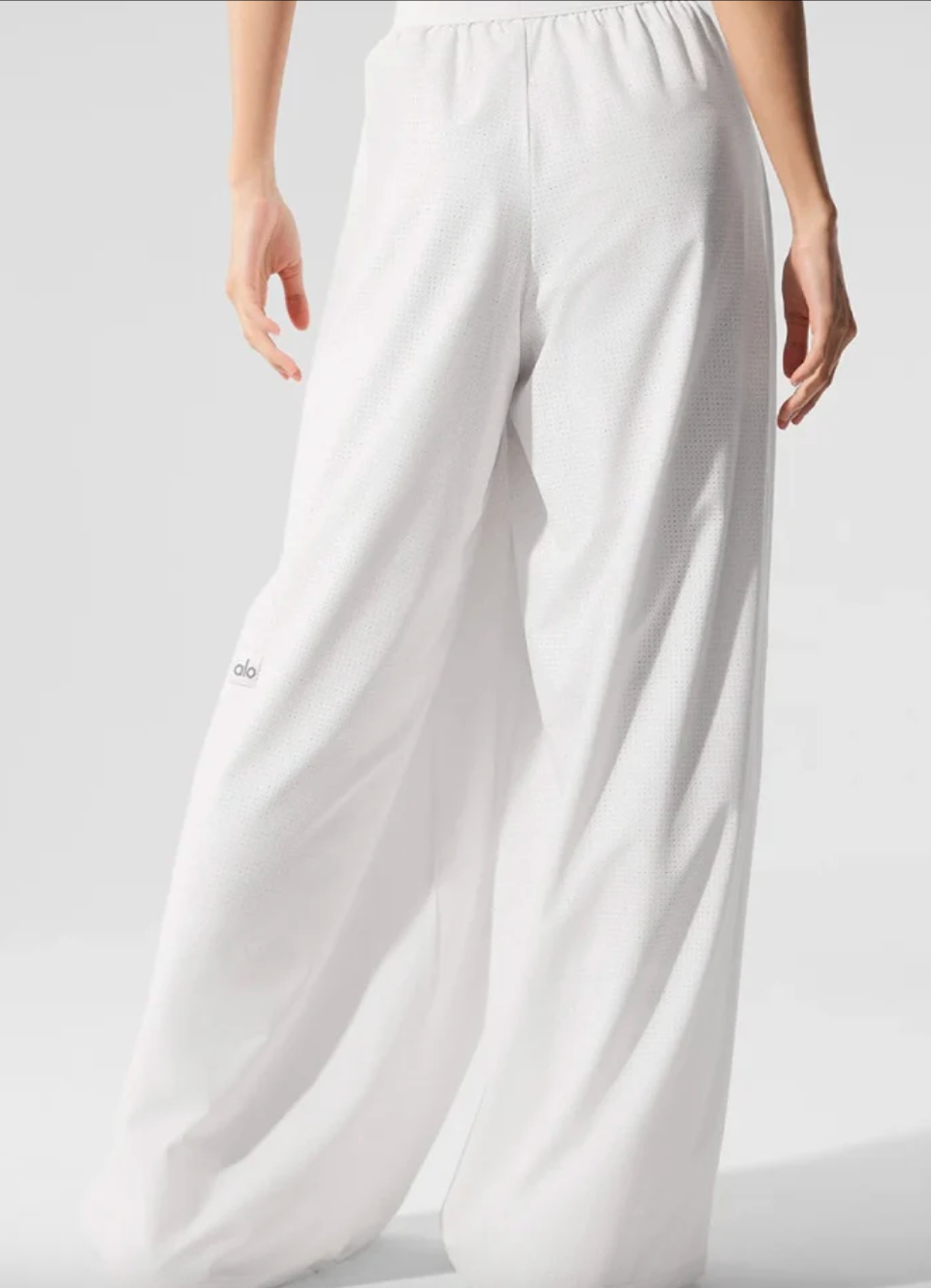ALO Mesh Mirage Trouser - White