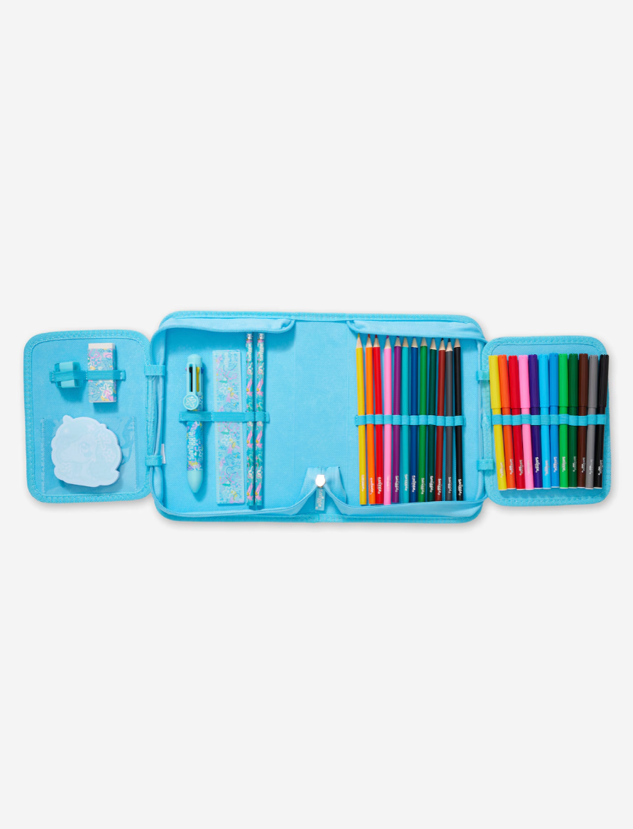 Smiggle Bright Eyes Stationery Pack - Mint