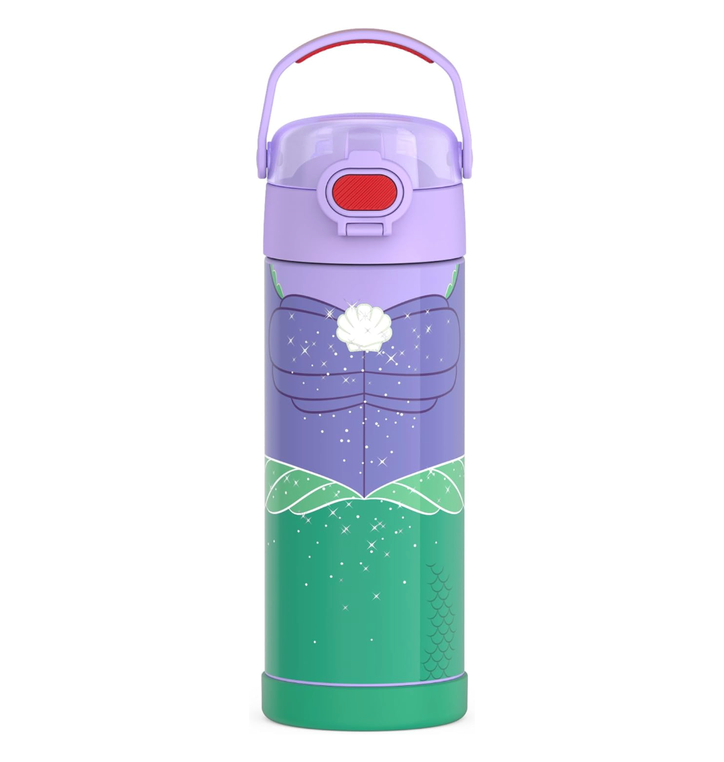 THERMOS FUNTAINER Water Bottle with Spout 16 oz. - Princess Ariel
