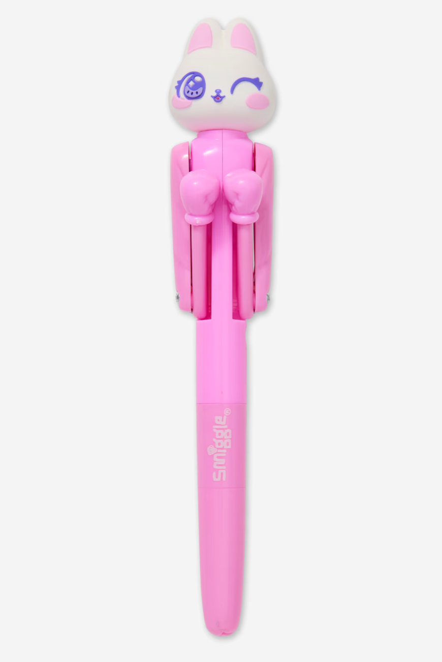 Smiggle Bright Eyes Boxing Pen - Pink
