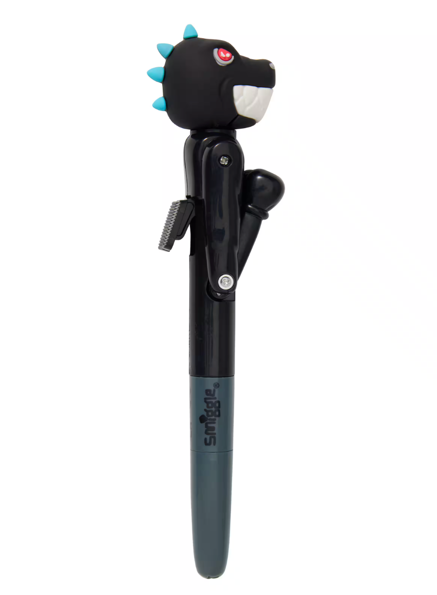 Smiggle Bright Eyes Boxing Pen - Grey