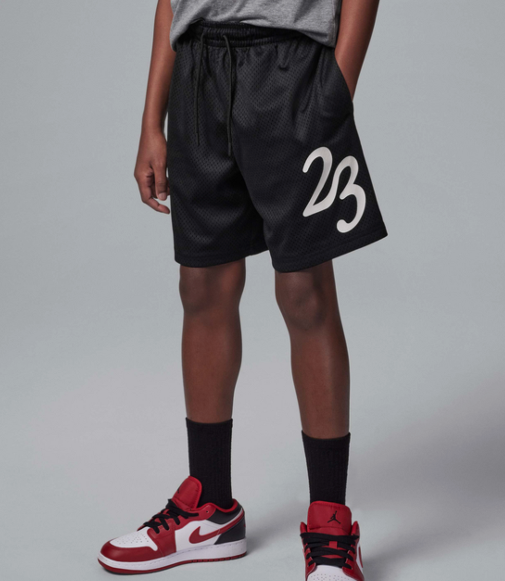 Nike Jordan MVP Older Kids' Mesh Shorts -  Black